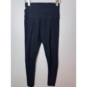 Beyond Yoga Space Dye Black High Waisted Leggings 24" Sz S NEW